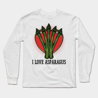 Vegetable Asparagus Long Sleeve T-Shirt